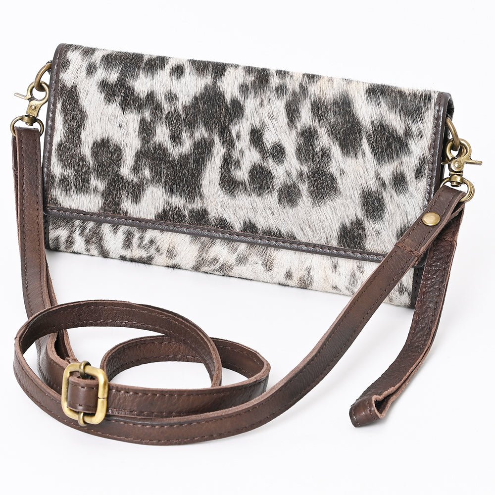 American Darling Hair On Genuine Leather Women Bag Western Handbag Purse