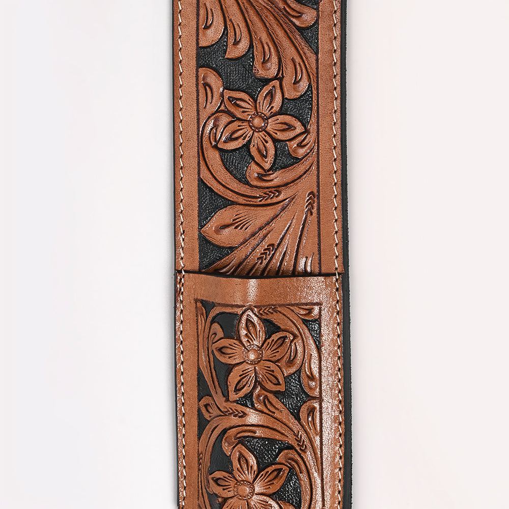Comfytack Horse Western Carved Leather Rear Flank Back Cinch Girth Saddle Billets