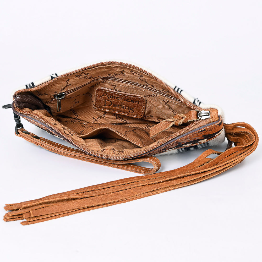 American Darling Wristlet Hair on Genuine Leather Western Women Bag | Handbag Purse | Women Wristlet | Wristlet Wristlet | Travel Wristlet | Leather Wristlet | Clutch Wristlet