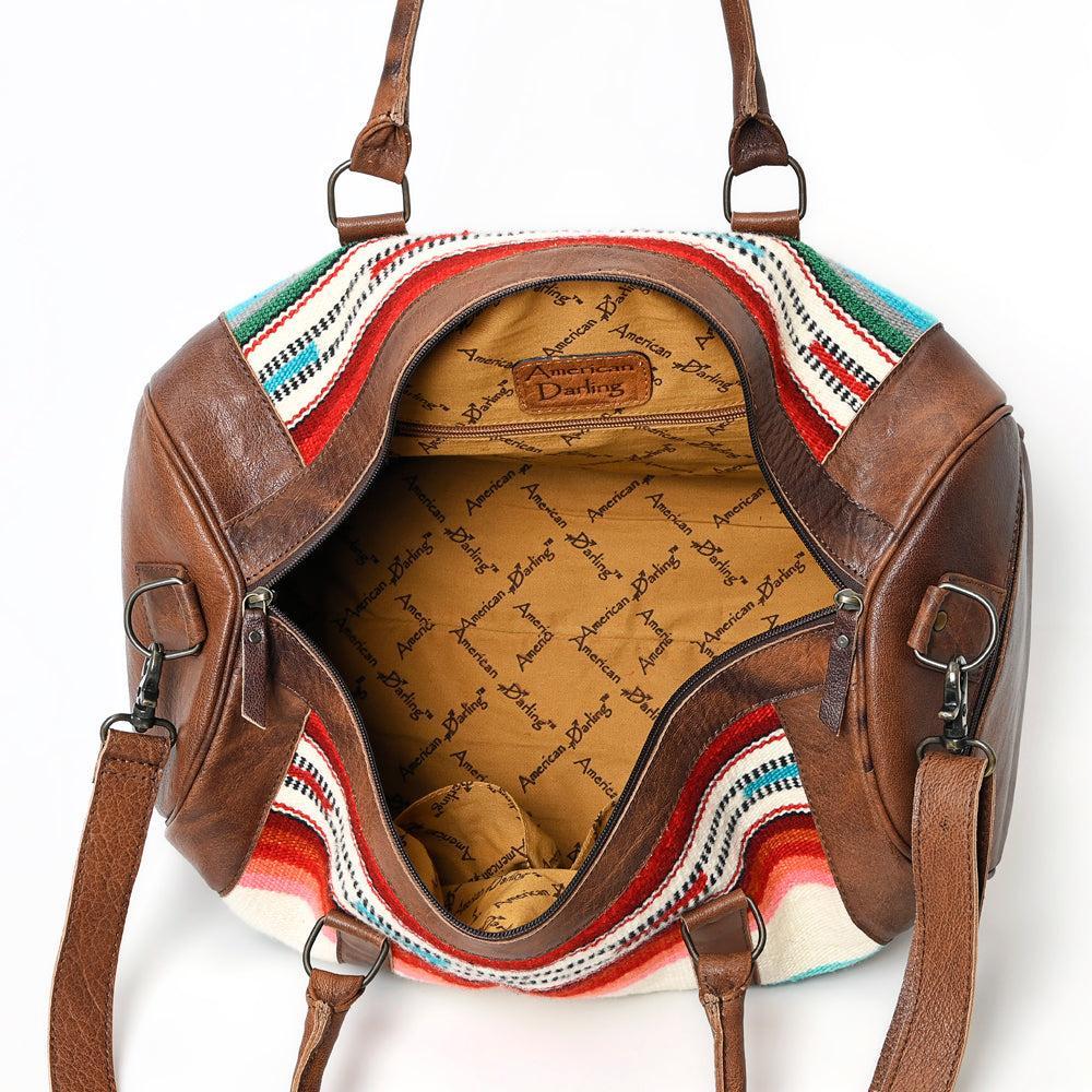 ADBGS174J American Darling Saddle Blanket Genuine Leather Women Bag Western Handbag Purse