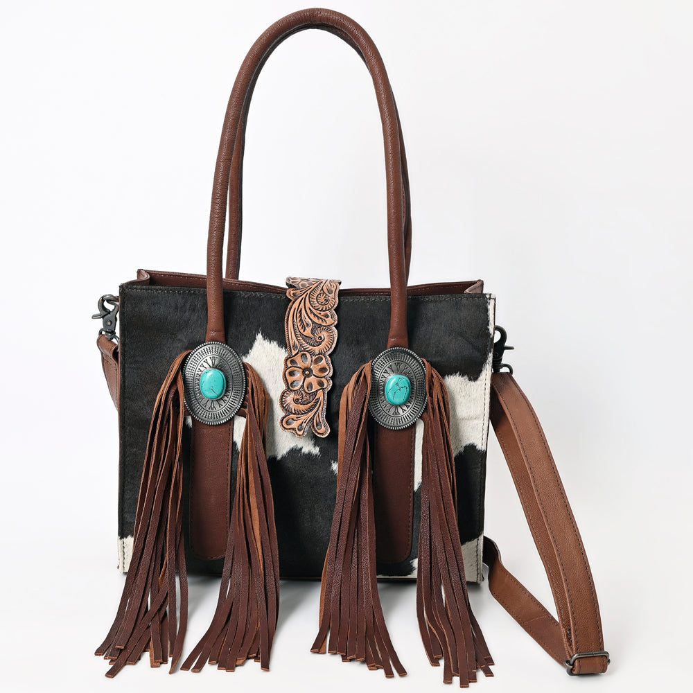 American Darling ADBG1091A Tote Hair-On Genuine Leather women bag western handbag purse