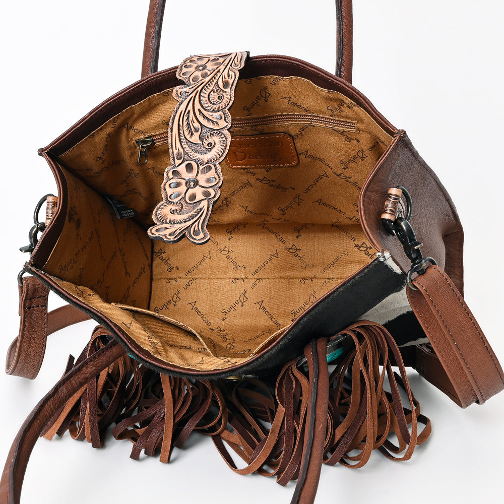 American Darling ADBG1091A Tote Hair-On Genuine Leather women bag western handbag purse