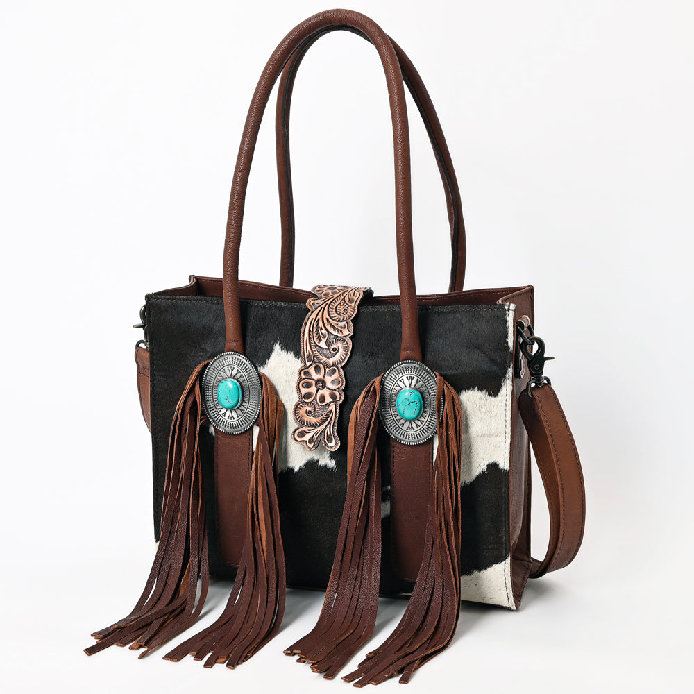 American Darling ADBG1091A Tote Hair-On Genuine Leather women bag western handbag purse