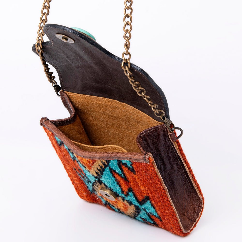 American Darling Hand Tooled Hair On Genuine Leather Women Bag Western Handbag Purse