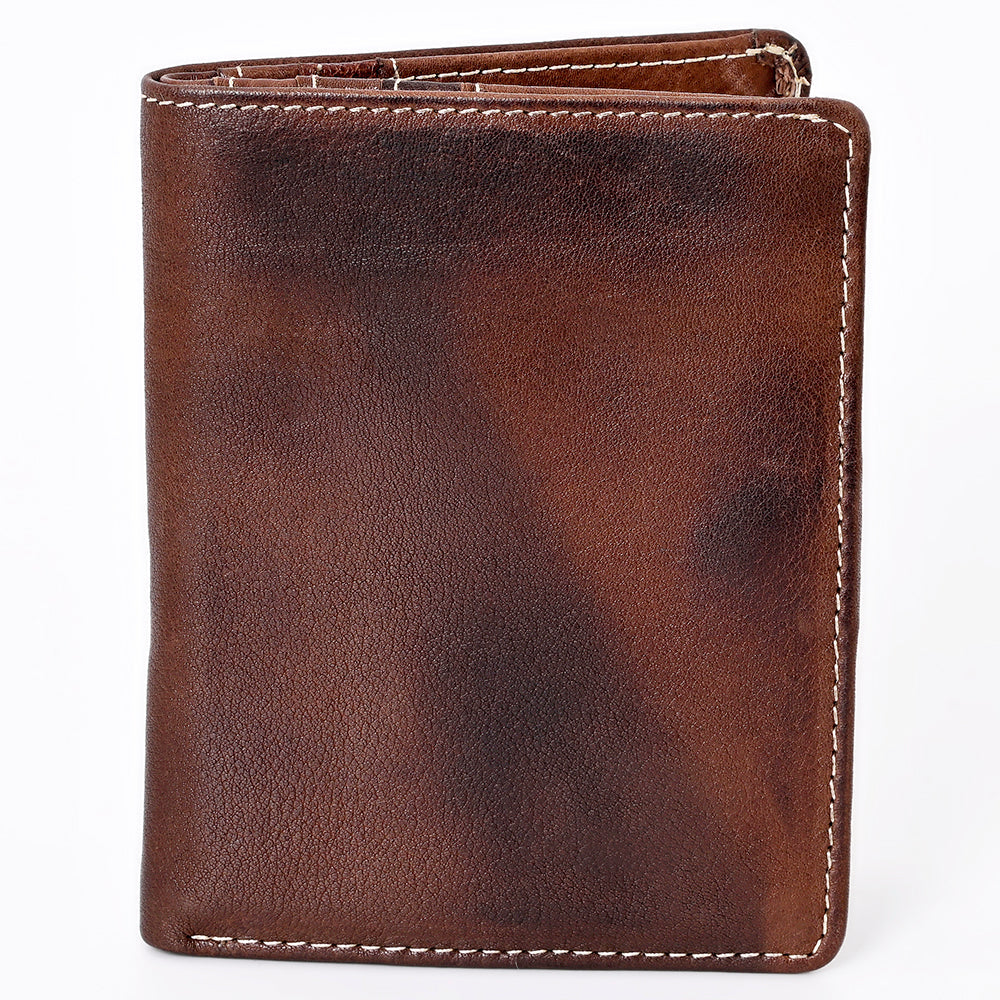 Never Mind Nmbgm128E Card-Holder Vintage Handmade Genuine Cowhide Leather Women Bag Western Handbag Purse