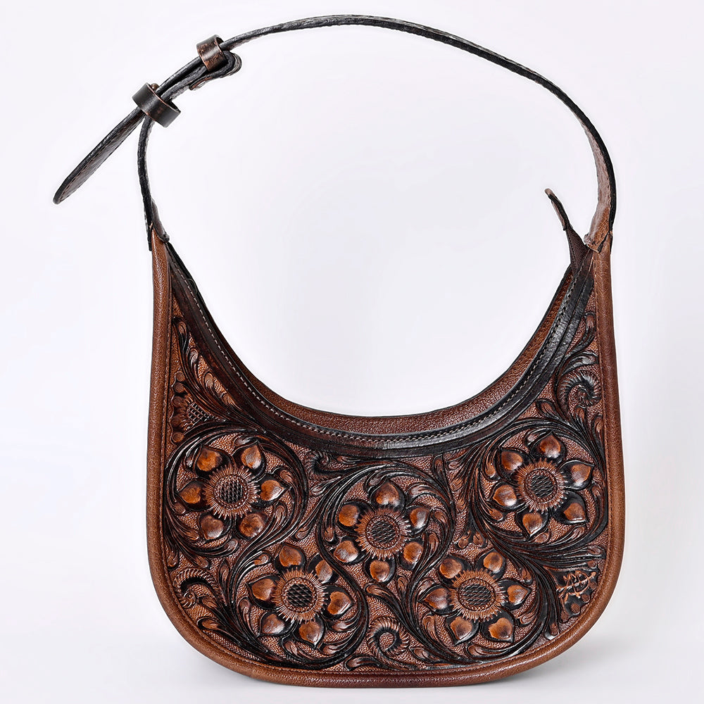 American Darling Hobo Hand Tooled Genuine Leather women bag western handbag purse