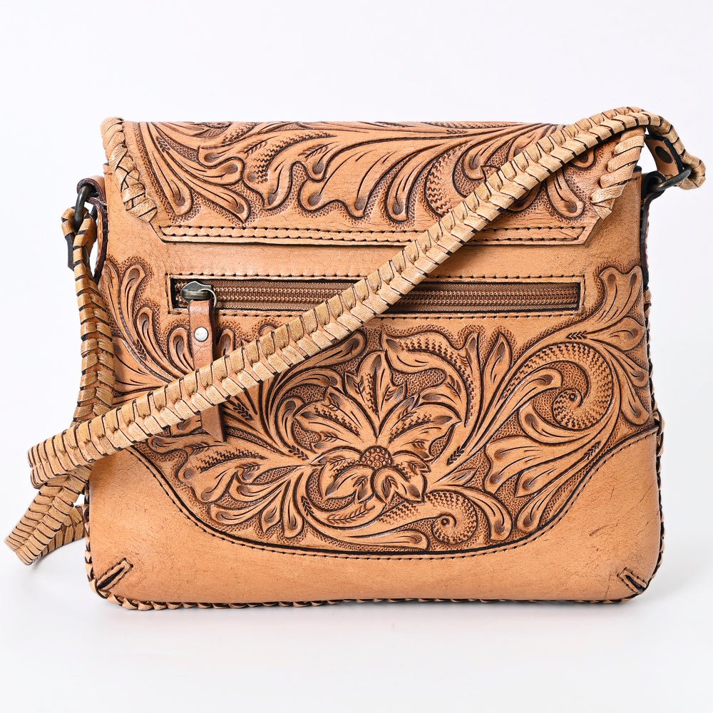 American Darling Small Crossbody Hand Tooled Genuine Leather women bag western handbag purse