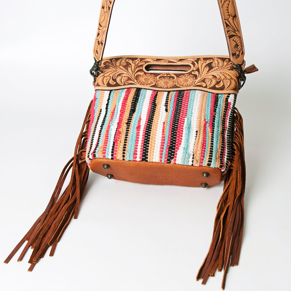 American Darling Clutch Hand Tooled Hair on Genuine Leather Western Women Bag Handbag Purse | Purses for Cute