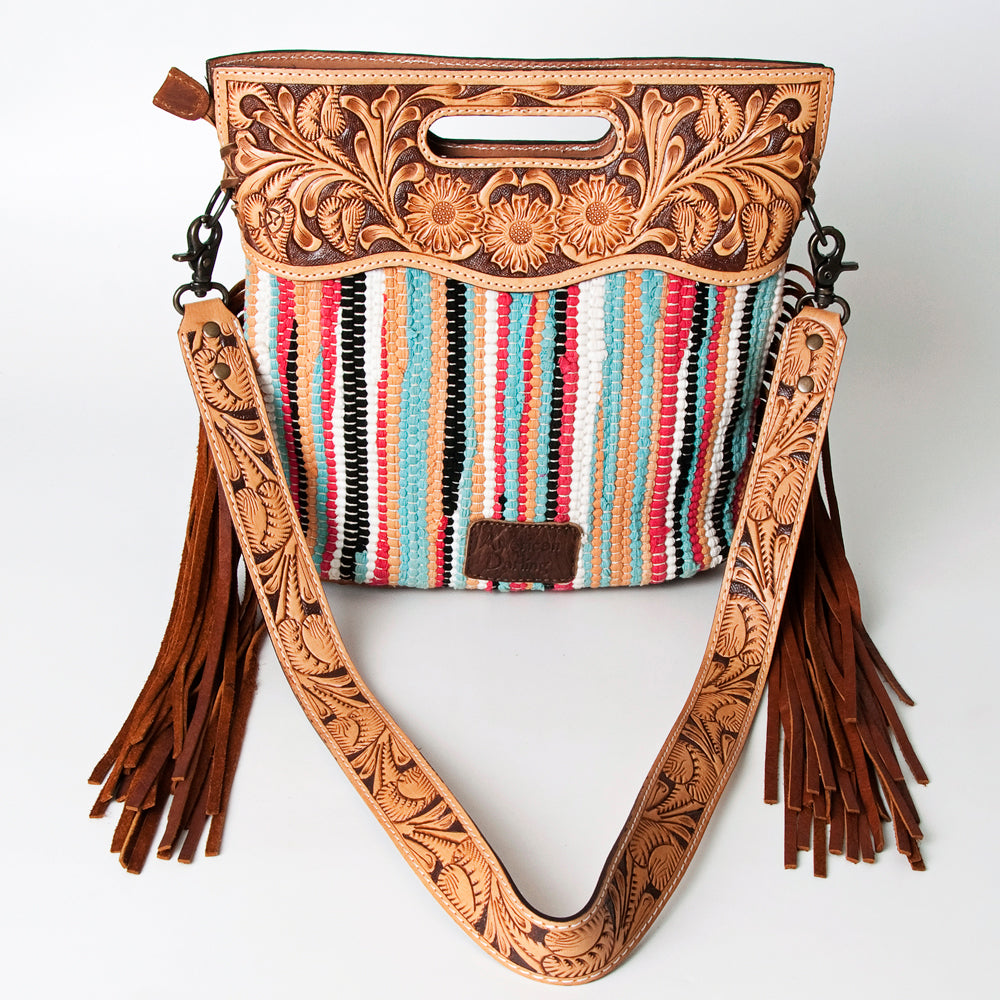 American Darling Clutch Hand Tooled Hair on Genuine Leather Western Women Bag Handbag Purse | Purses for Cute