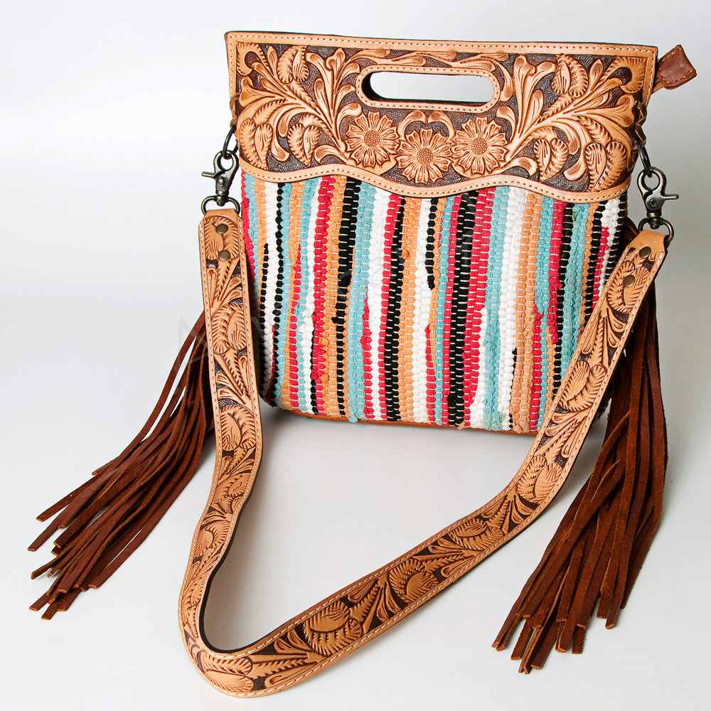 American Darling Clutch Hand Tooled Hair on Genuine Leather Western Women Bag Handbag Purse | Purses for Cute