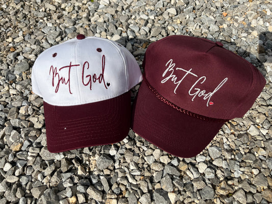 But God Embroidered Hat