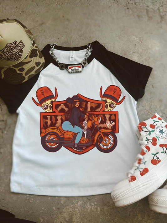 Darkside MC Rib Raglan Baby Tee