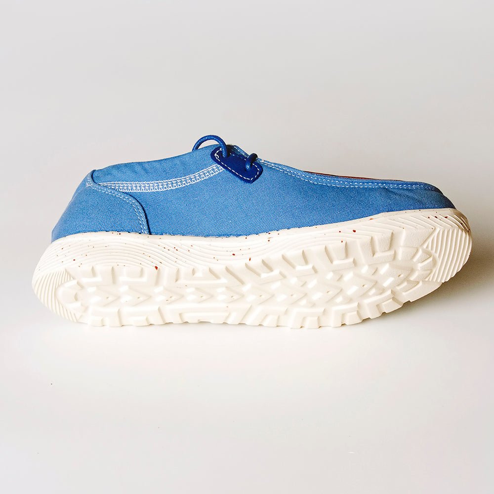 American Darling ADFT133BL3 Hand tooled carved genuine leather trim lightweight shoe footwear slip on