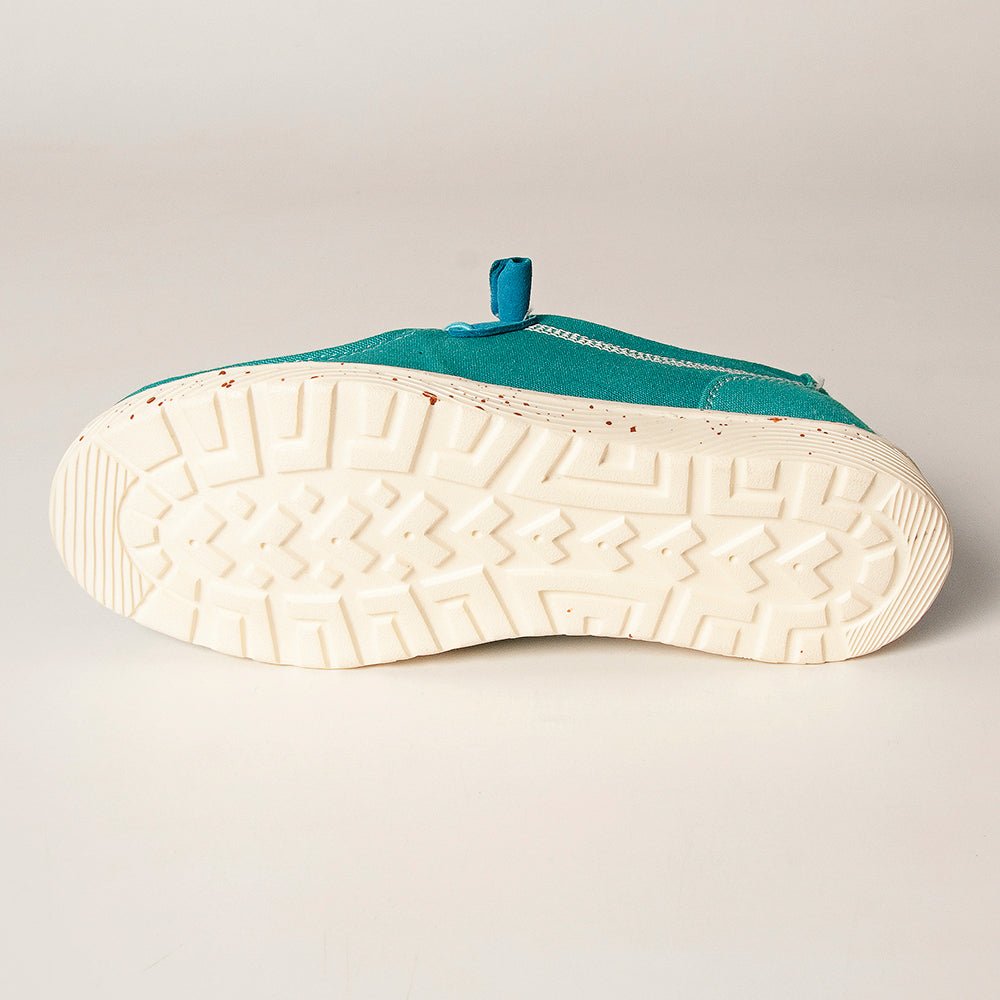 American Darling ADFT133TR1 Hand tooled carved genuine leather trim lightweight shoe footwear slip on