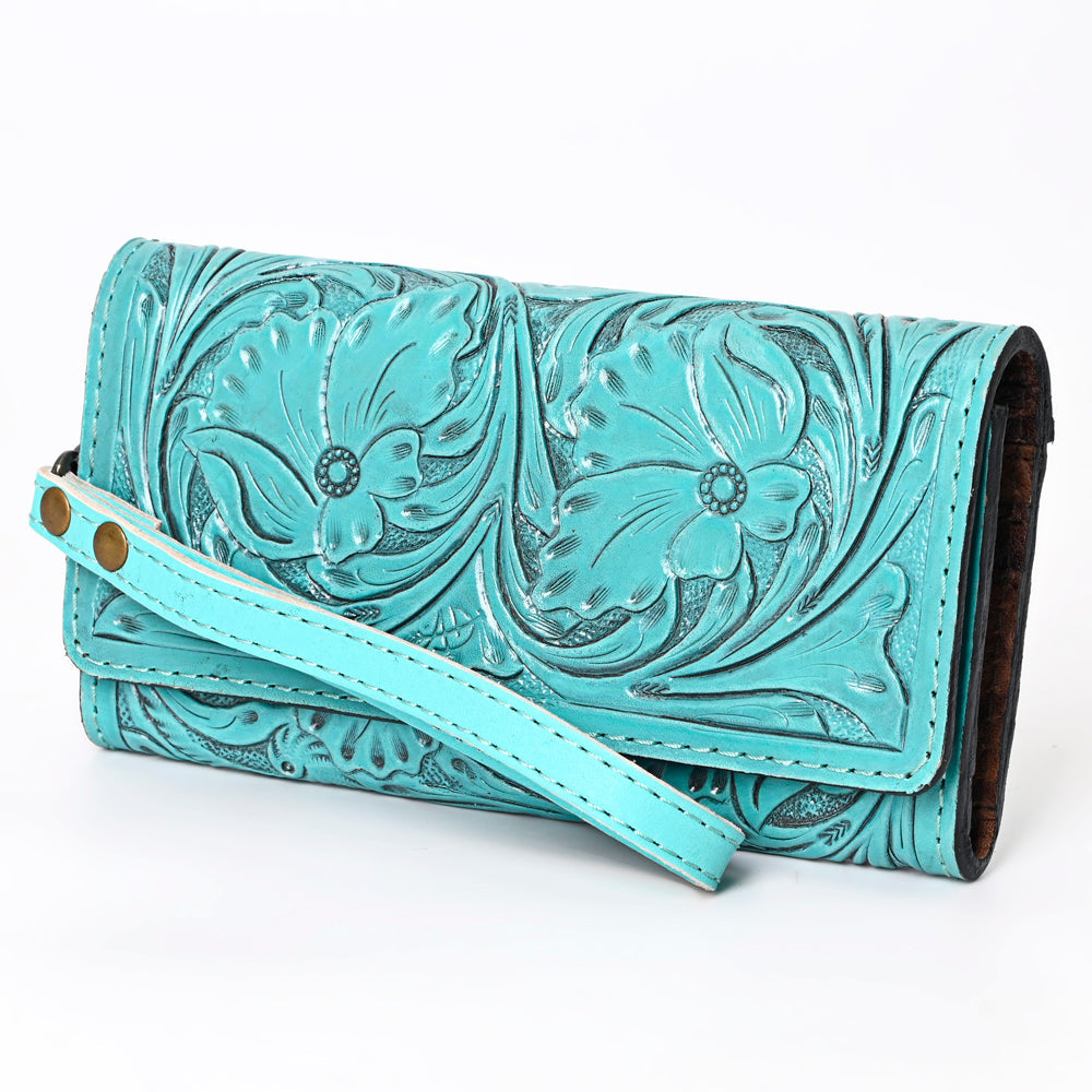 American Darling Clutch Hand Tooled Genuine Leather women bag western handbag purse