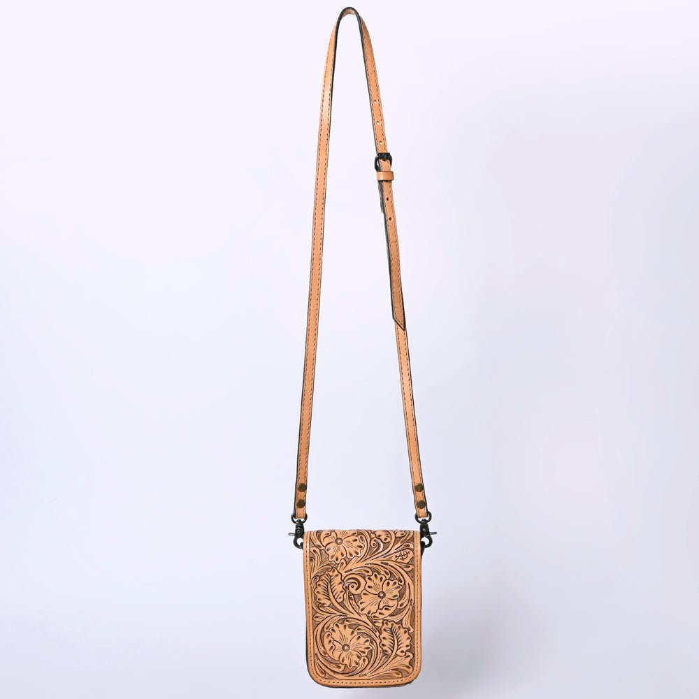 American Darling Cell Phone Holder Hand Tooled Genuine Leather women bag western handbag purse