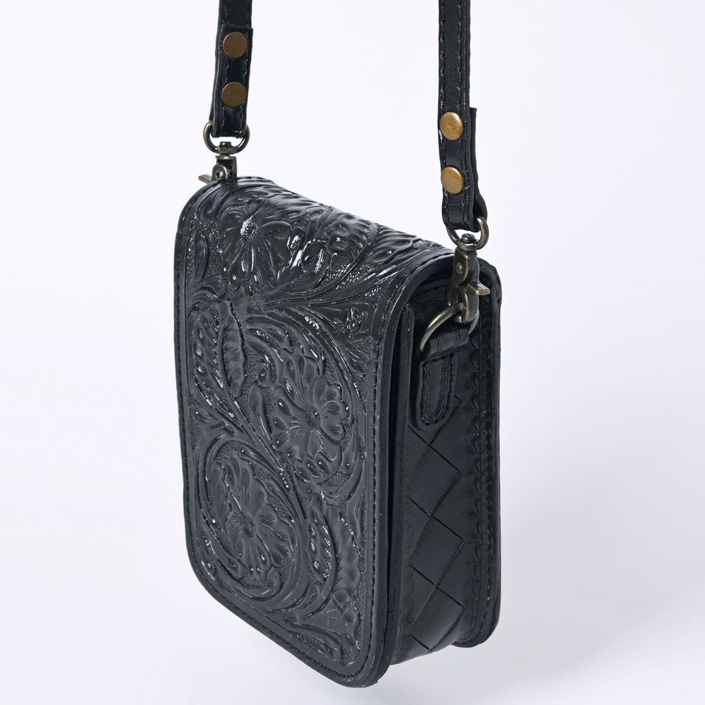 American Darling Cell Phone Holder Hand Tooled Genuine Leather women bag western handbag purse