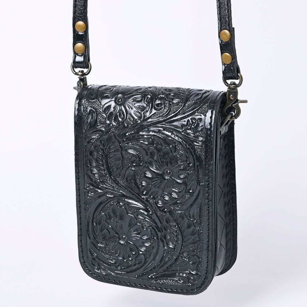 American Darling Cell Phone Holder Hand Tooled Genuine Leather women bag western handbag purse