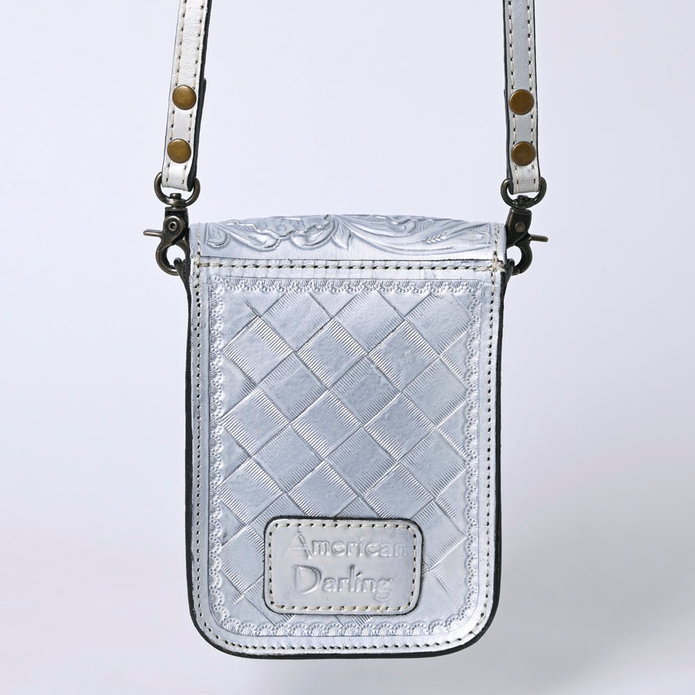American Darling Cell Phone Holder Hand Tooled Genuine Leather women bag western handbag purse