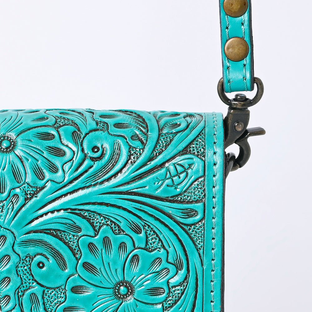 American Darling Cell Phone Holder Hand Tooled Genuine Leather women bag western handbag purse