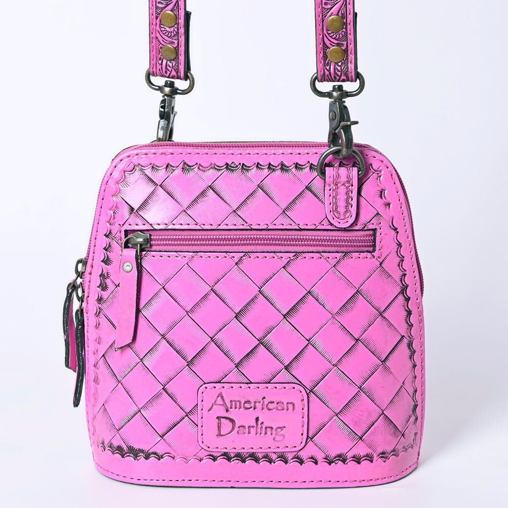 American Darling Cross Body Hand Tooled Genuine Leather women bag western handbag purse