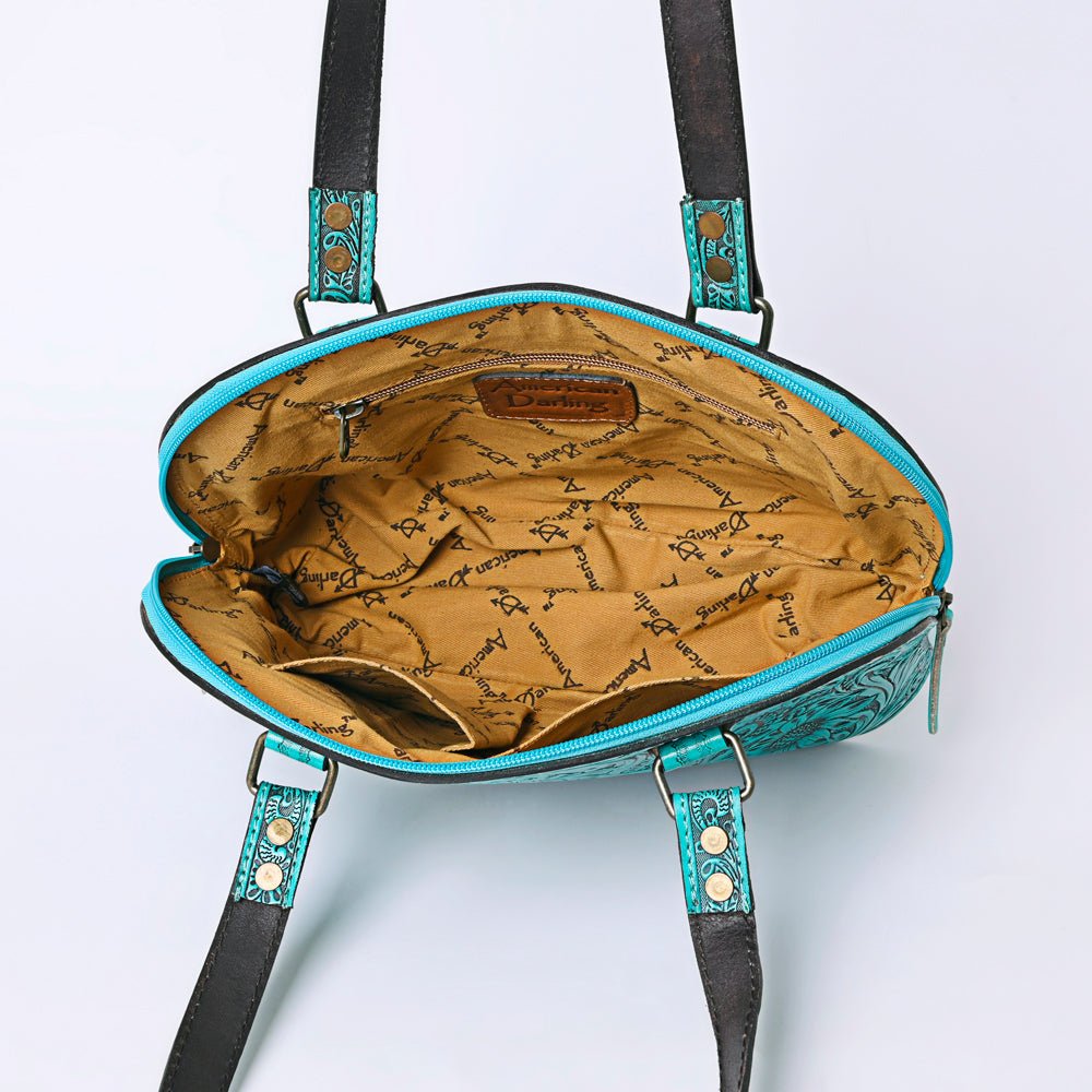 American Darling Tote Hand Tooled Genuine Leather women bag western handbag purse