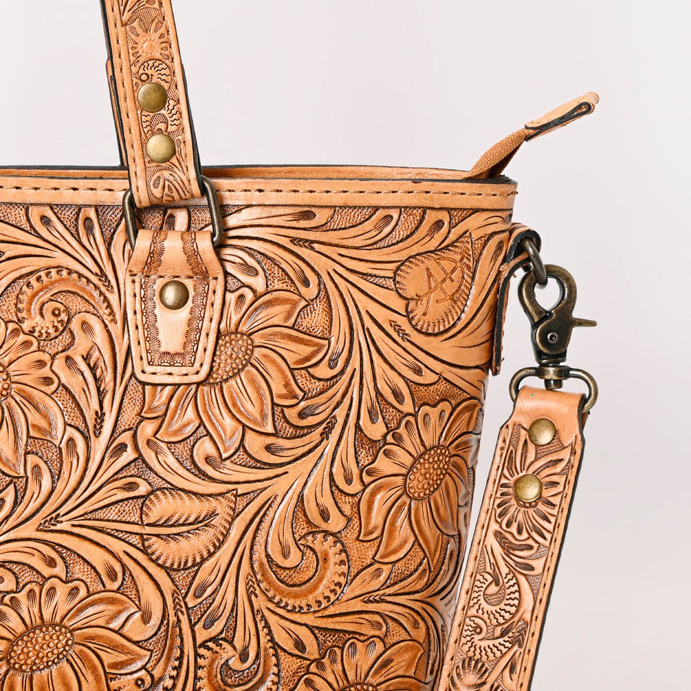American Darling Tote Hand Tooled Genuine Leather women bag western handbag purse