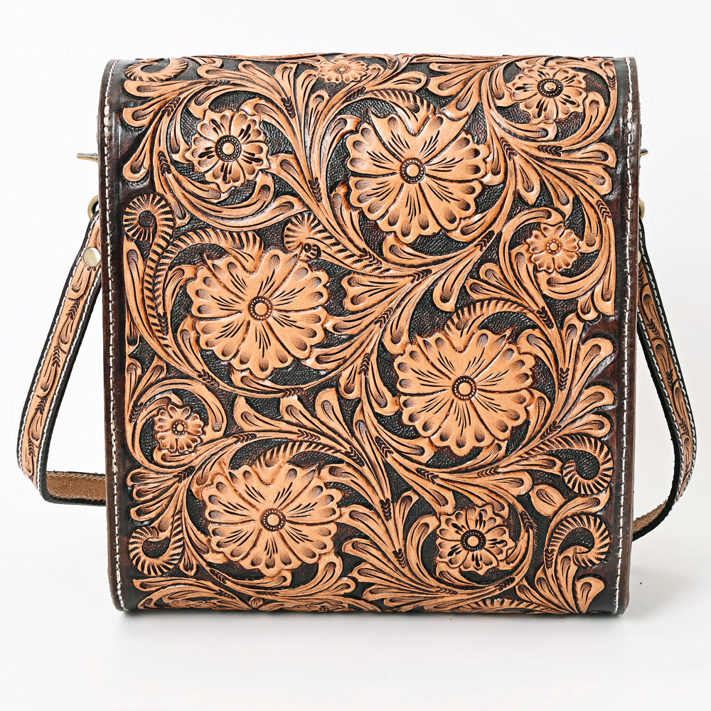 American Darling ADBGA356 Crossbody Hand Tooled Genuine Leather Women Bag Western Handbag Purse