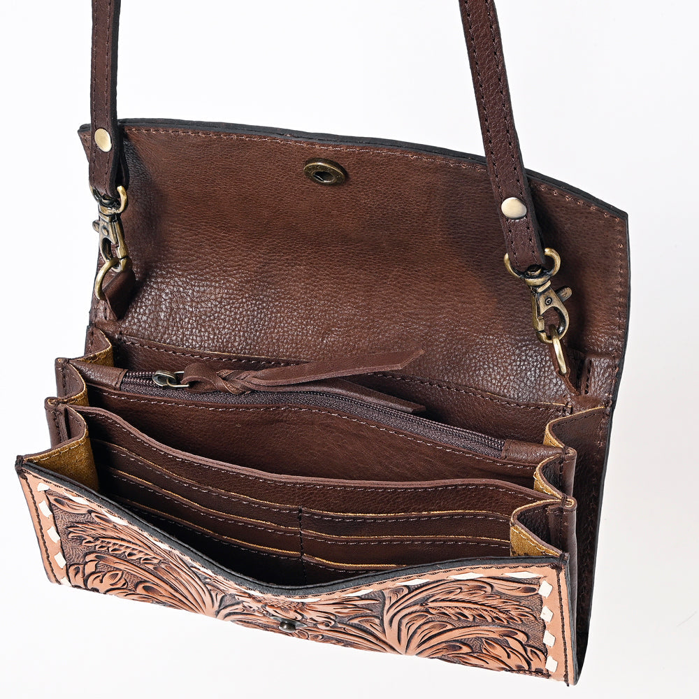 ADBGA383 American Darling Hand Tooled Genuine Leather Women Bag Western Handbag Purse