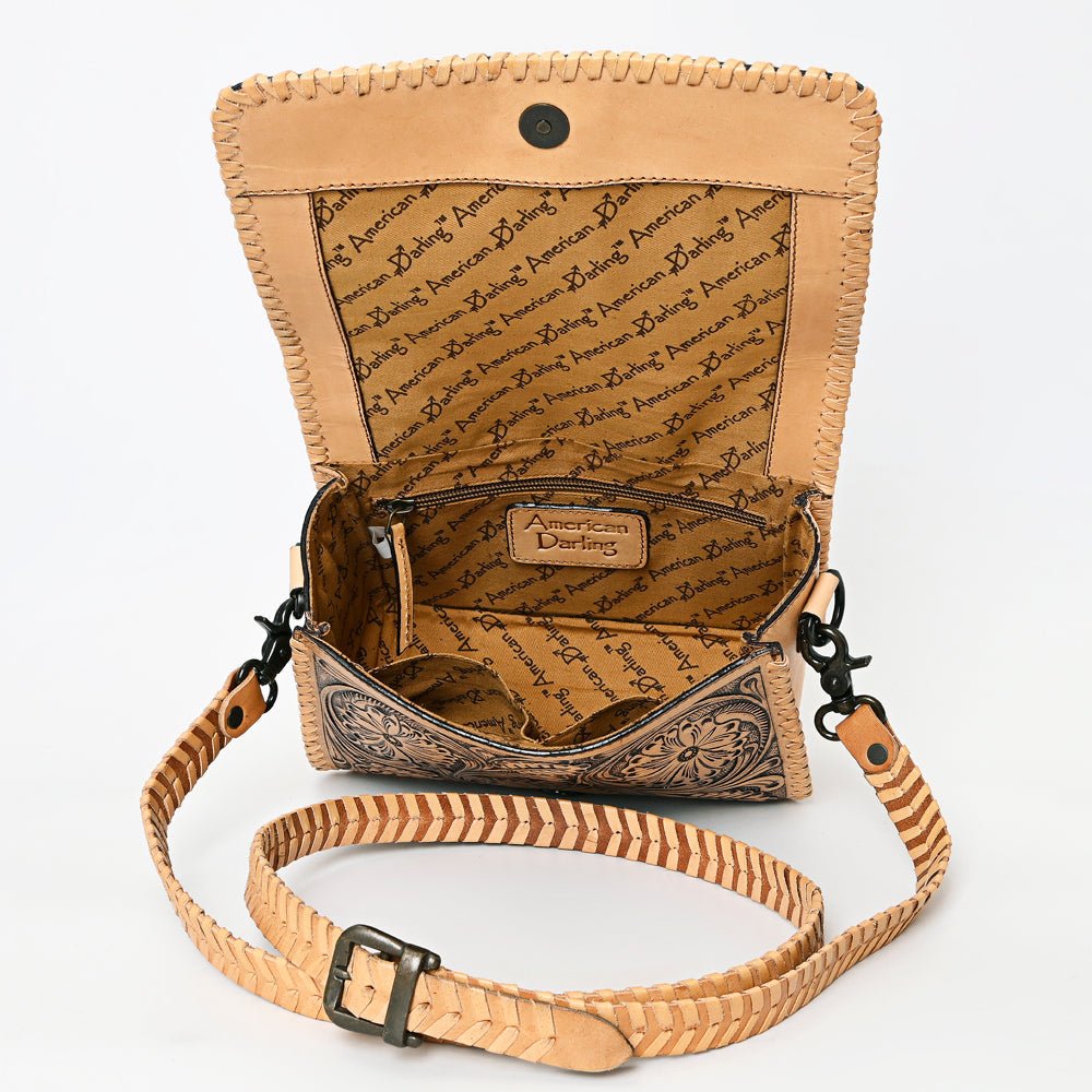 American Darling Cross Body I Hand Tooled Genuine Leather Women Bag Western Handbag Purse