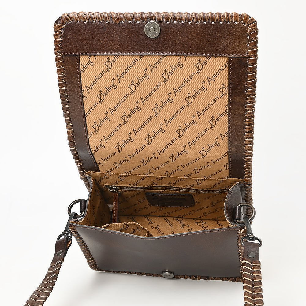 American Darling Cross Body I Hand Tooled Genuine Leather Women Bag Western Handbag Purse