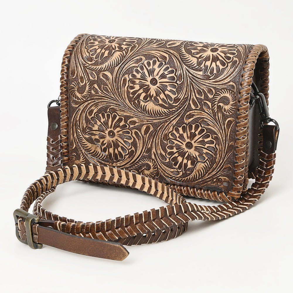 American Darling Cross Body I Hand Tooled Genuine Leather Women Bag Western Handbag Purse
