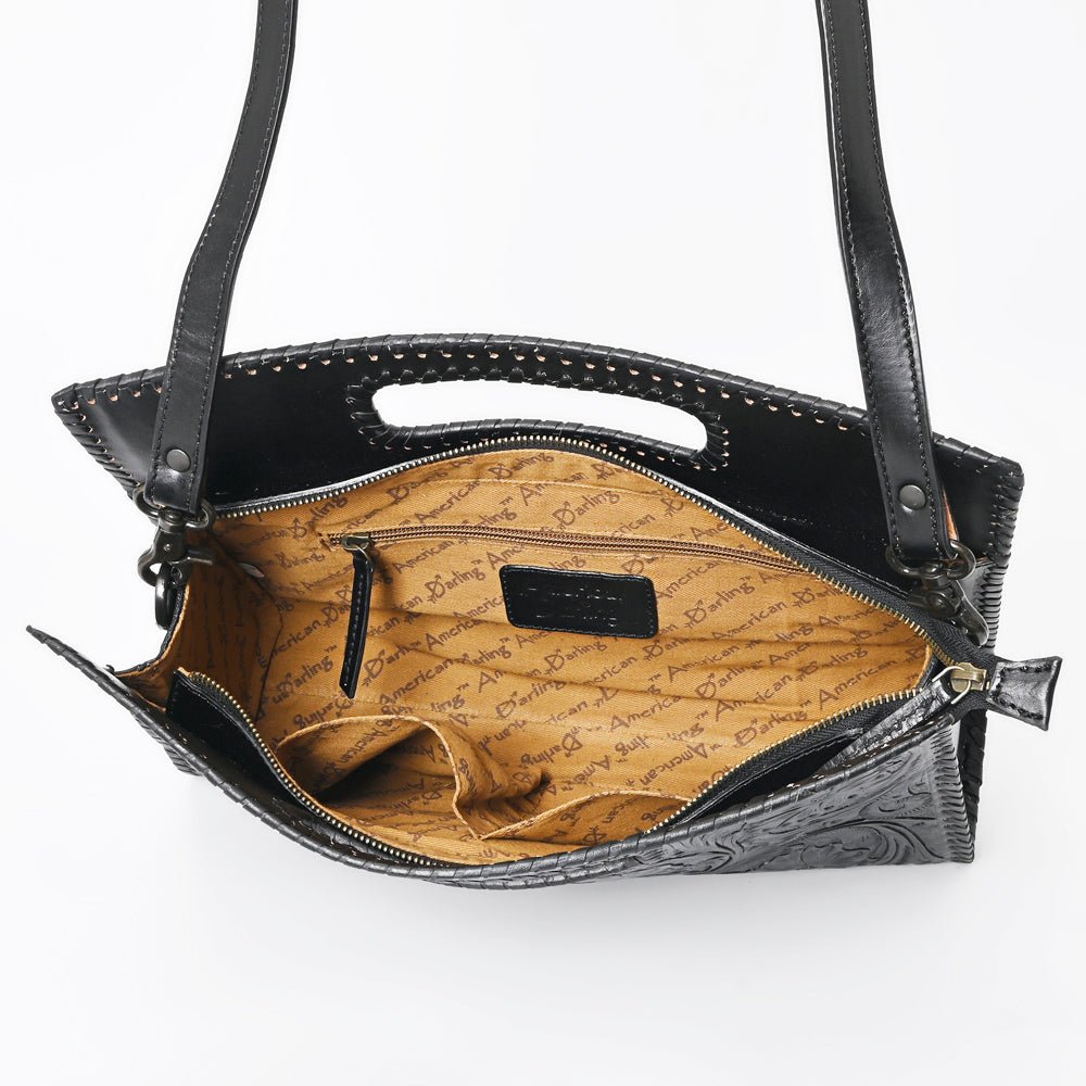 American Darling Clutch Hand Tooled Genuine Leather women bag western handbag purse