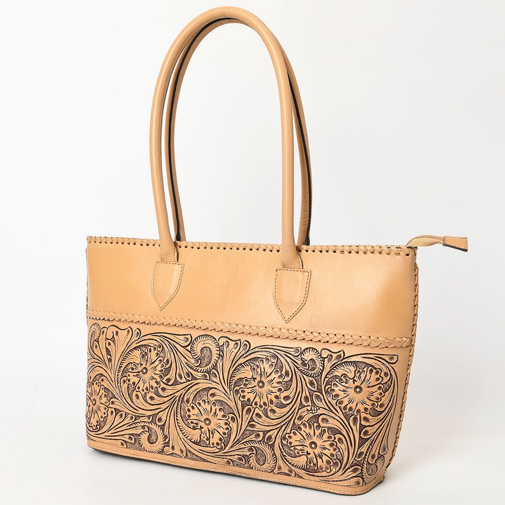 American Darling TOTE Hand Tooled Genuine Leather women bag western handbag purse