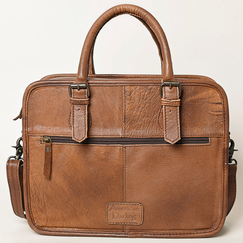 American Darling ADBG1183 Hand Tooled Crocodile Embossed Genuine Leather Women Bag Western Handbag Purse