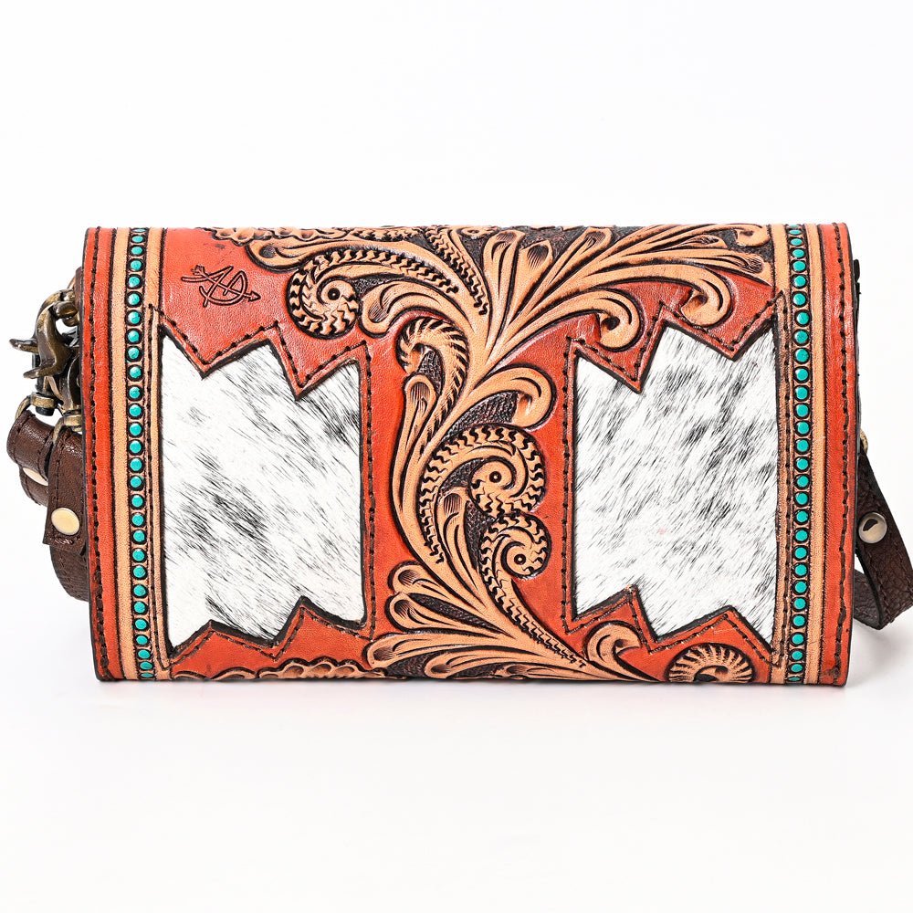 American Darling Hand Tooled Genuine Leather Women Bag Western Handbag Purse