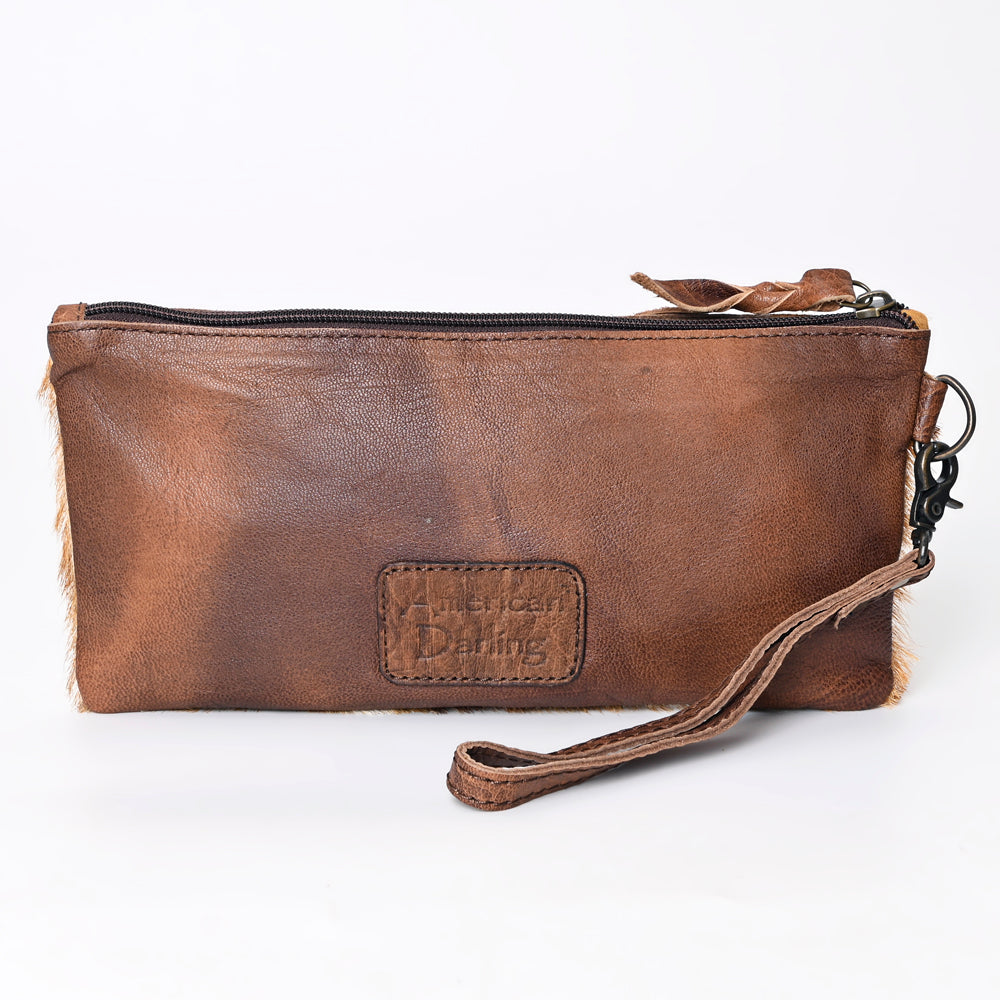 American Darling Wristlet Hair on Genuine Leather Western Women Bag | Handbag Purse | Women Wristlet | Wristlet Wristlet | Travel Wristlet | Leather Wristlet | Clutch Wristlet