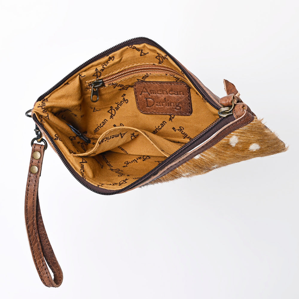 American Darling Wristlet Hair on Genuine Leather Western Women Bag | Handbag Purse | Women Wristlet | Wristlet Wristlet | Travel Wristlet | Leather Wristlet | Clutch Wristlet