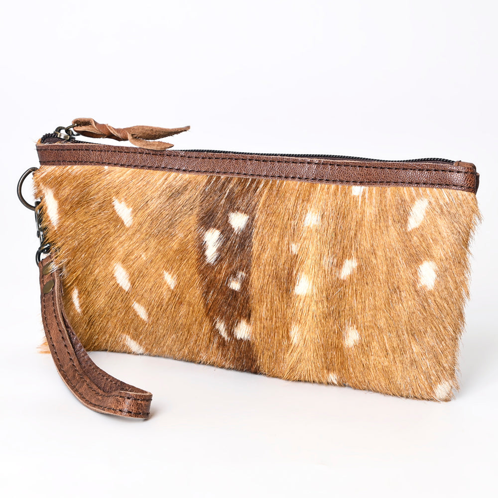 American Darling Wristlet Hair on Genuine Leather Western Women Bag | Handbag Purse | Women Wristlet | Wristlet Wristlet | Travel Wristlet | Leather Wristlet | Clutch Wristlet