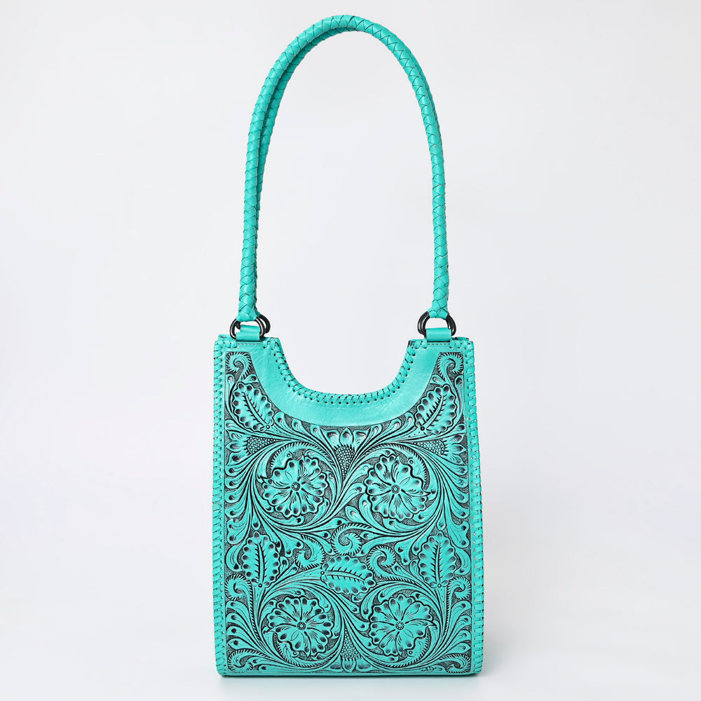 American Darling ADBGZ767B Hand Tooled Genuine Leather Women Bag Western Handbag Purse