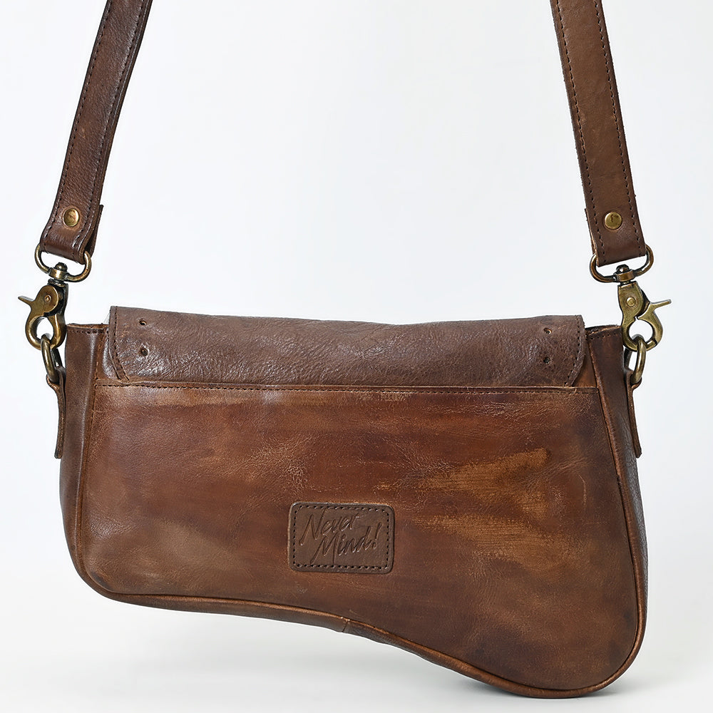 Never Mind NMBGM147C Crossbody Genuine Leather women bag western Bag