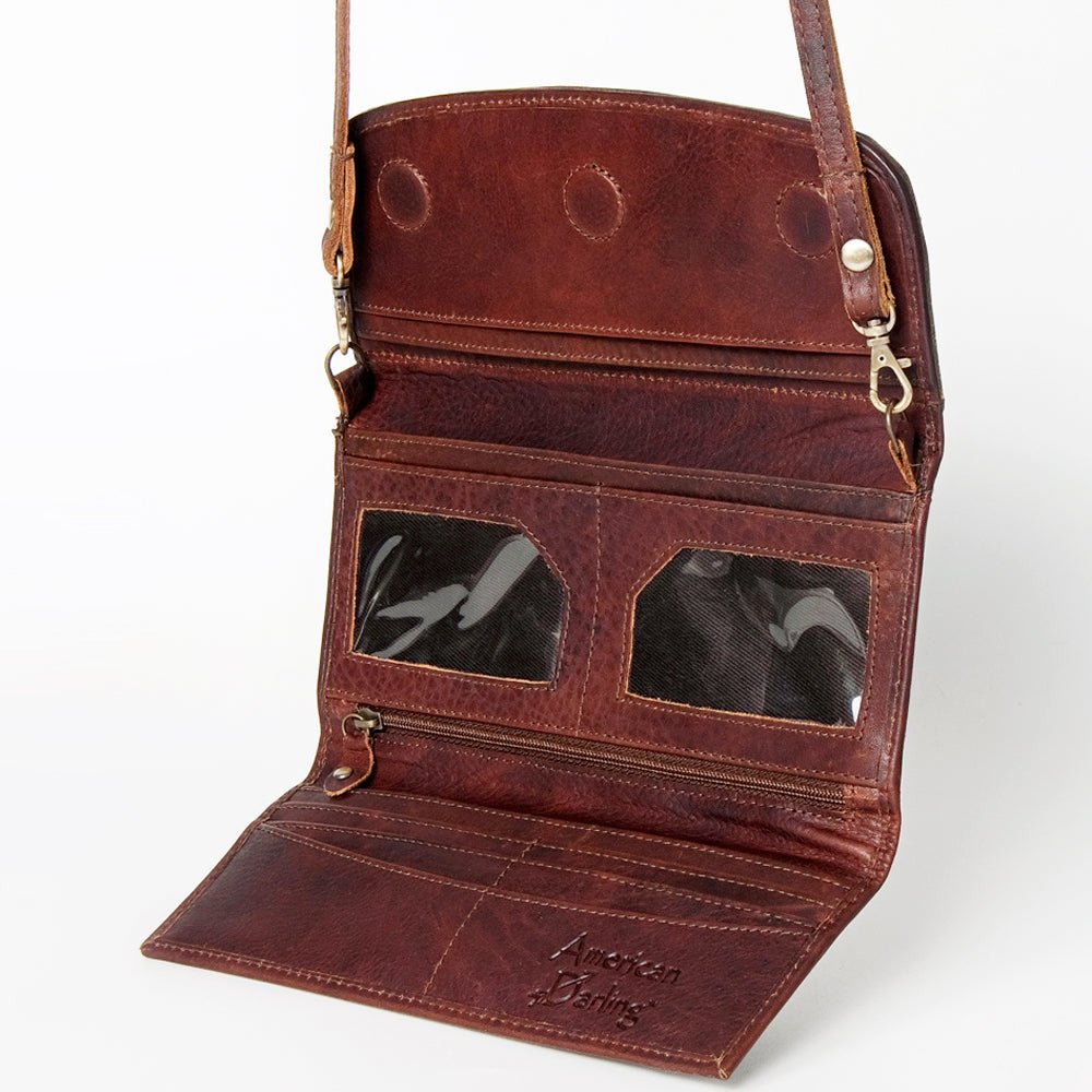 American Darling Wallet Genuine Leather Women Bag Western Handbag Purse