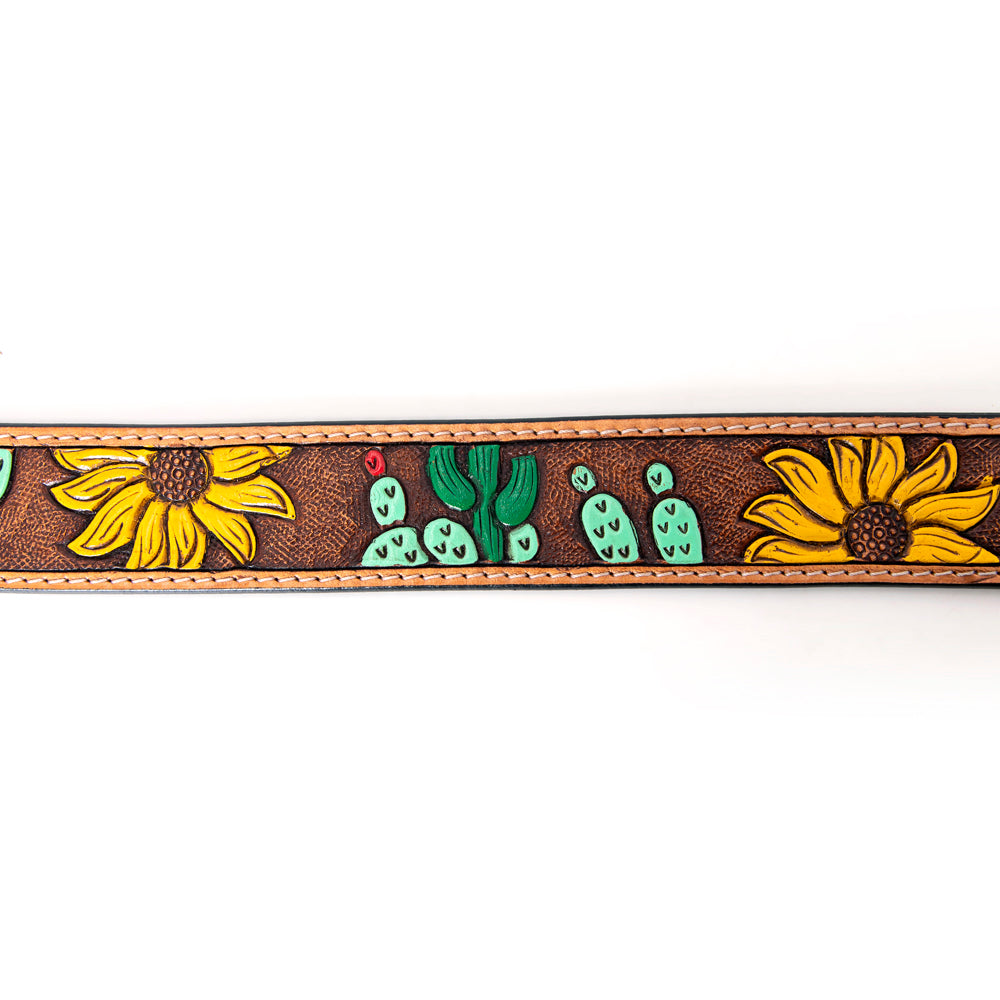 American Darling Beautifully Hand Tooled Genuine American Leather Belt Men and  Women