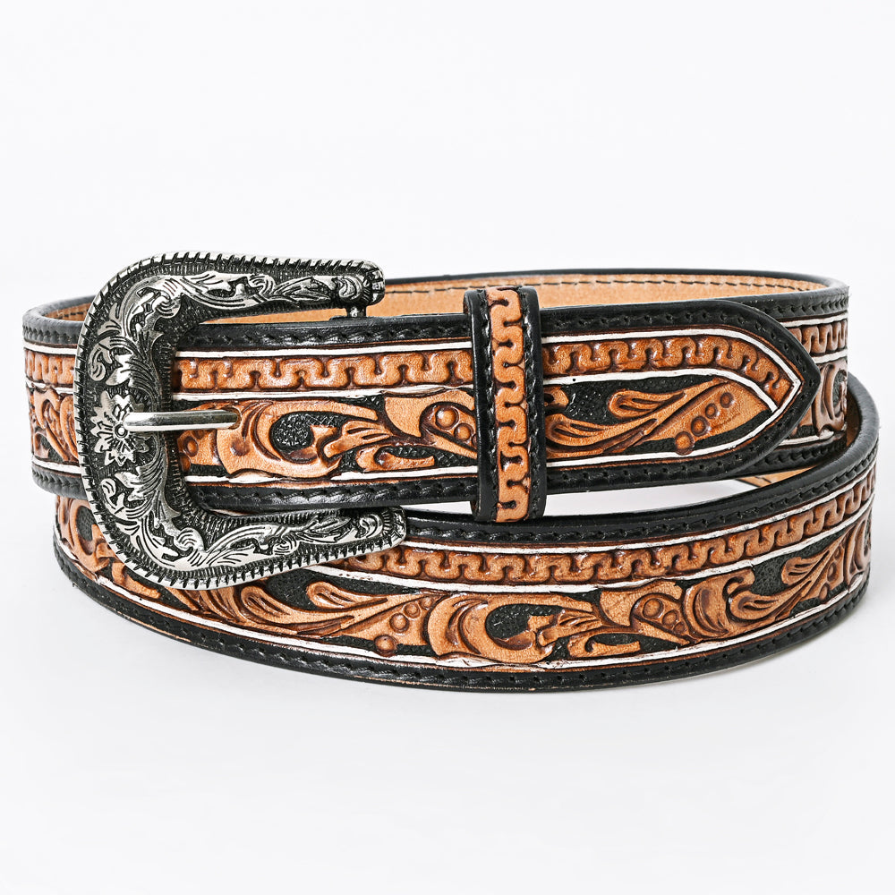 American Darling Beautifully Hand Tooled Genuine American Leather Belt Men and  Women
