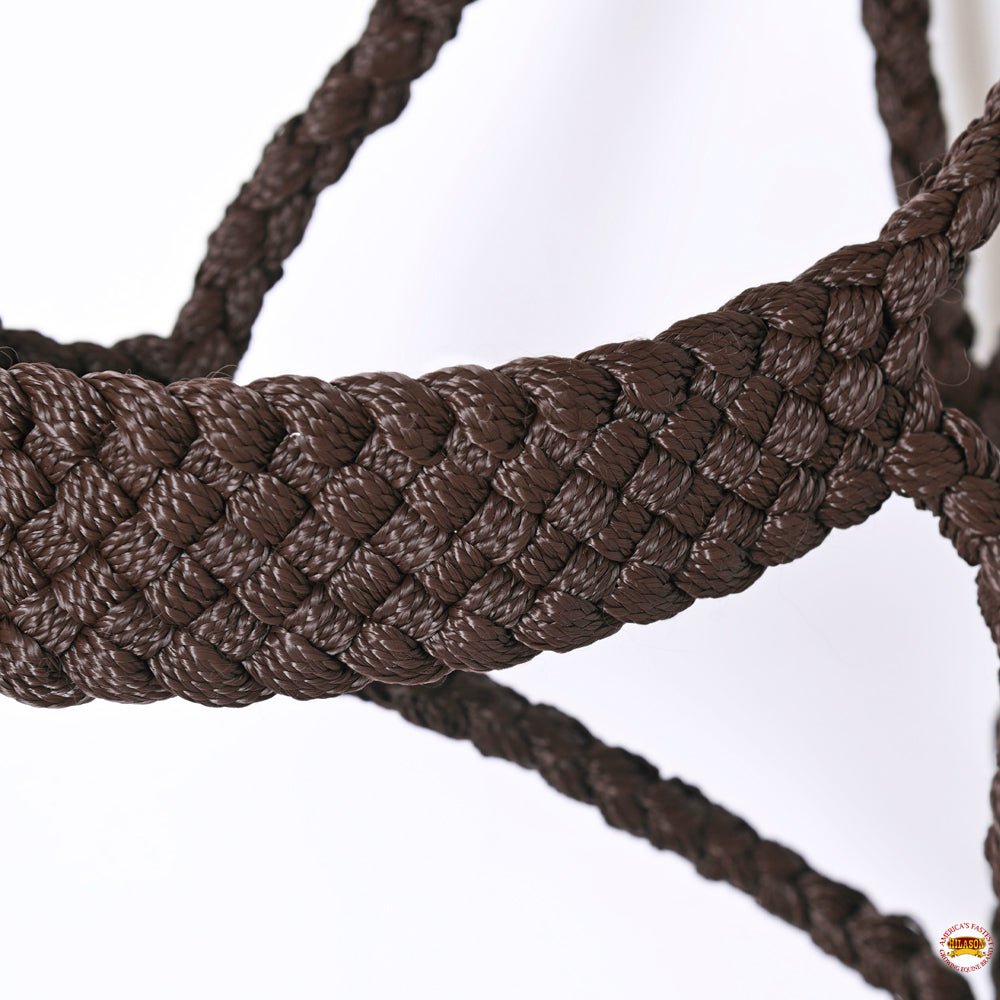 8 Ft Hilason Western Nylon Poly Flat Braided Mule Tape Halter And Lead  Rope