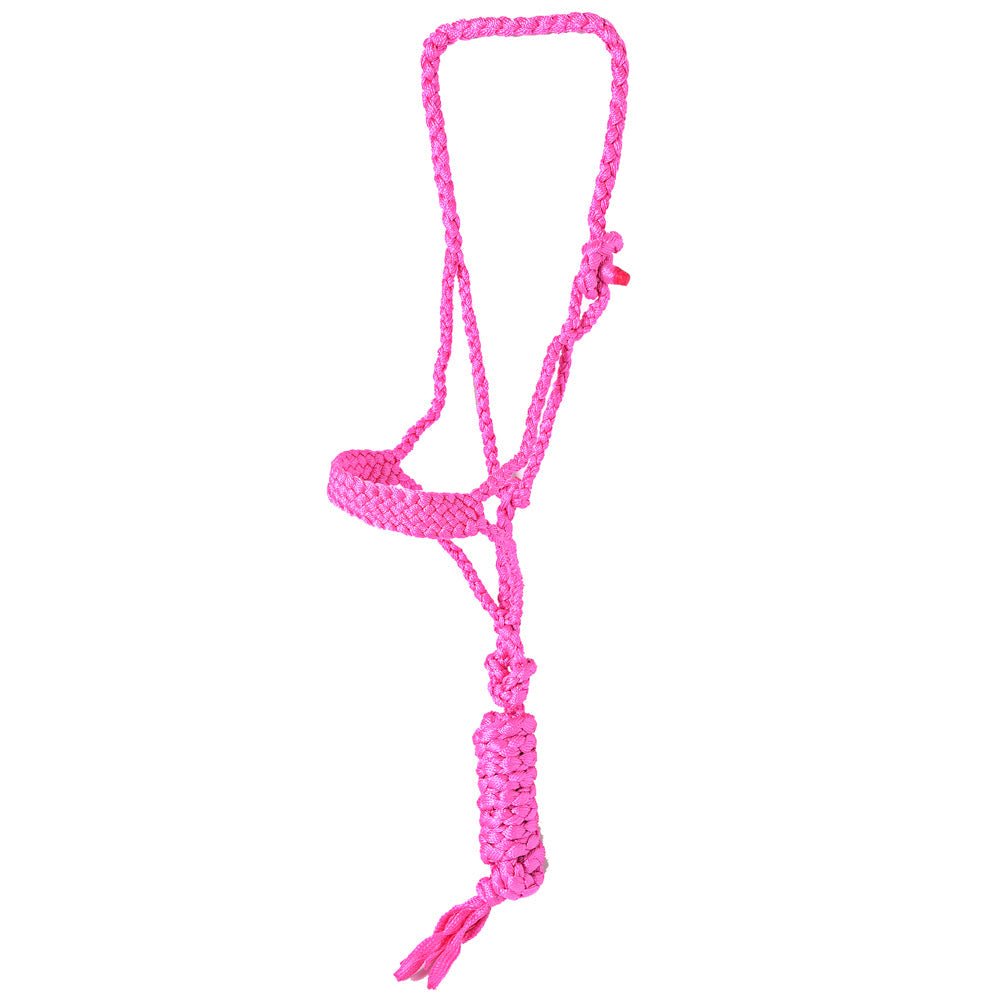8 Ft Hilason Western Nylon Poly Flat Braided Mule Tape Halter And Lead  Rope