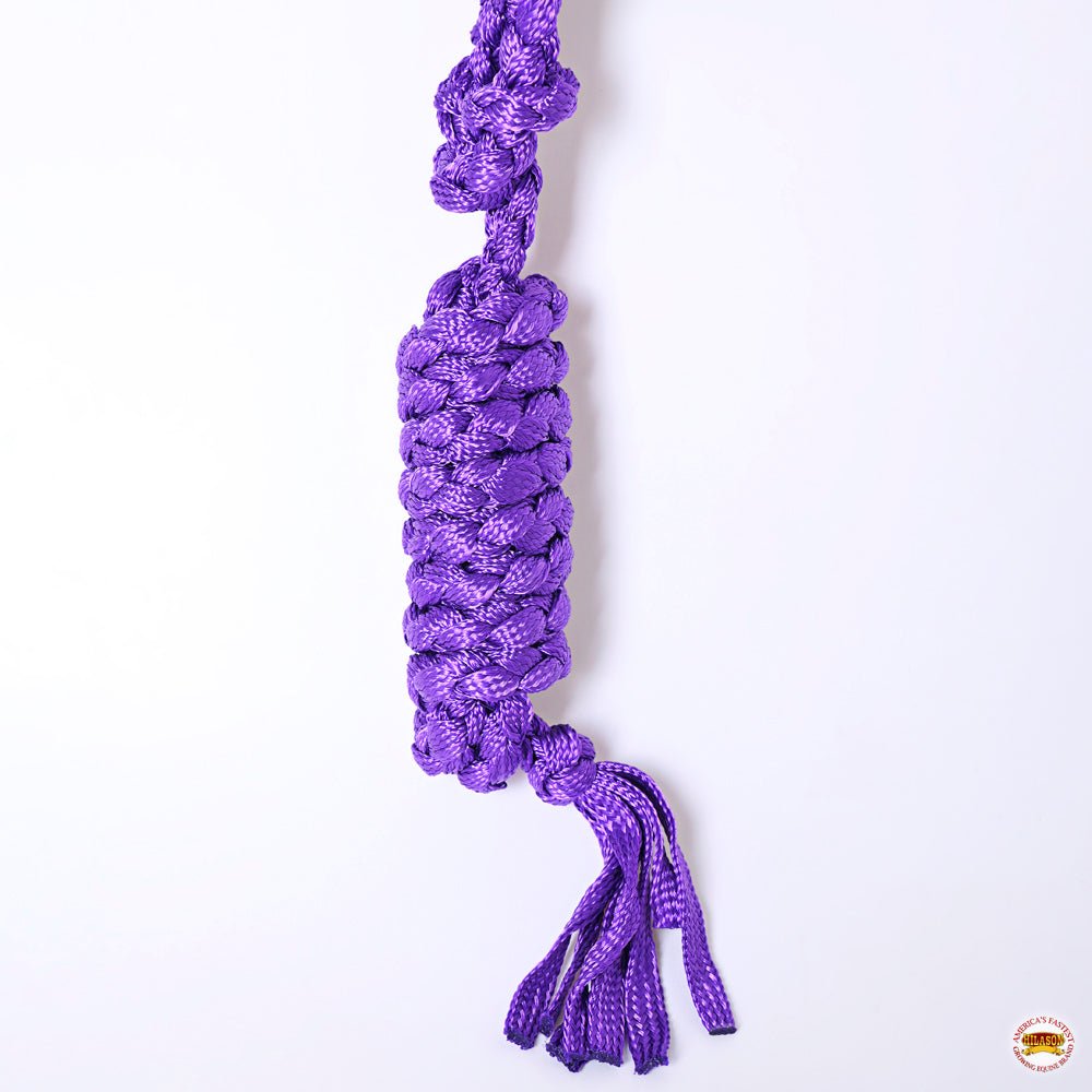 8 Ft Hilason Western Nylon Poly Flat Braided Mule Tape Halter And Lead  Rope