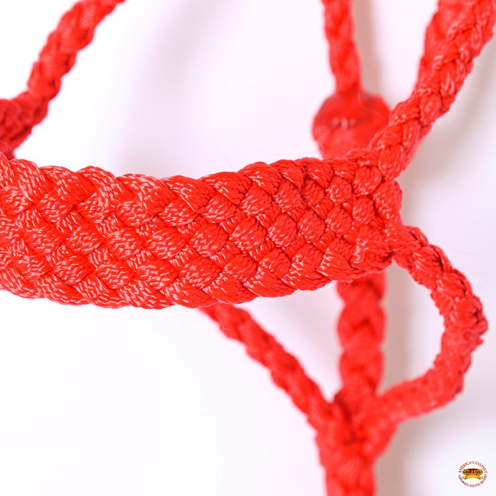 8 Ft Hilason Western Nylon Poly Flat Braided Mule Tape Halter And Lead  Rope