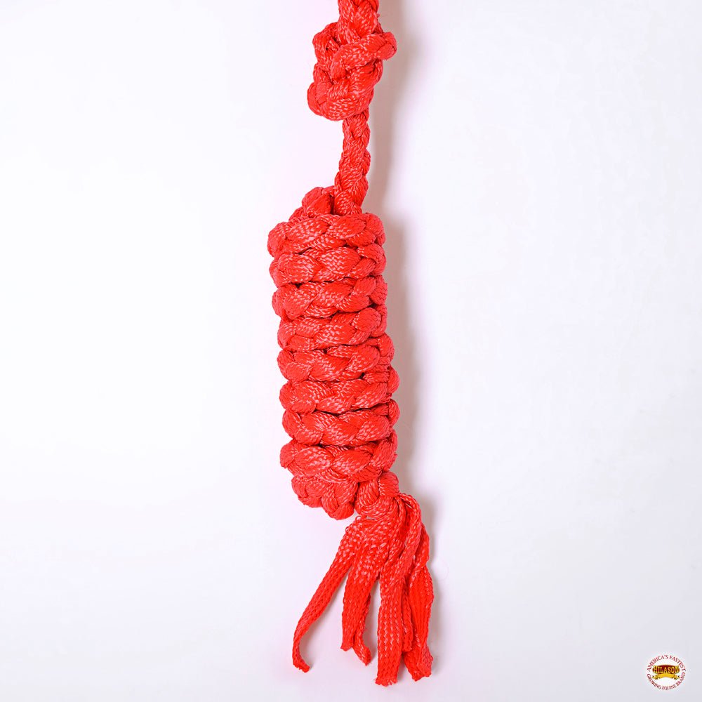 8 Ft Hilason Western Nylon Poly Flat Braided Mule Tape Halter And Lead  Rope