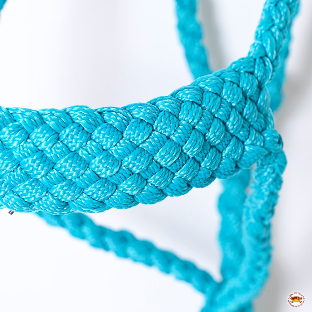 8 Ft Hilason Western Nylon Poly Flat Braided Mule Tape Halter And Lead  Rope